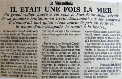 Le dit du marin