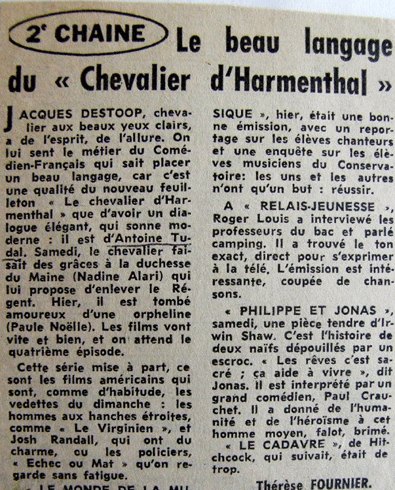 Le chevalier d'Armenhal