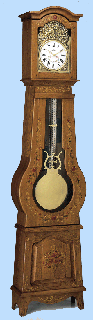 Rf : 153 CHNE
CAMILLE 
Cir Antiquaire
Dcor peint  la Main 

Comtoise traditionnelle Chne.
Entirement massive.
Fonds massifs bois divers.
Fabrication artisanale

Tte Chapeau de Gendarme.
Porte Chapeau de gendarme.
Ouverture de tte 38,5 x 25cm.
H: 2,25m / L: 0,52m / P: 0,26m
